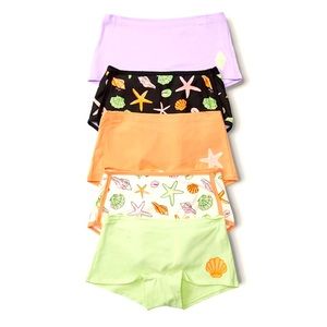 NEW VS PINK BOYSHORTS PANTY BUNDLE OF 5 Large